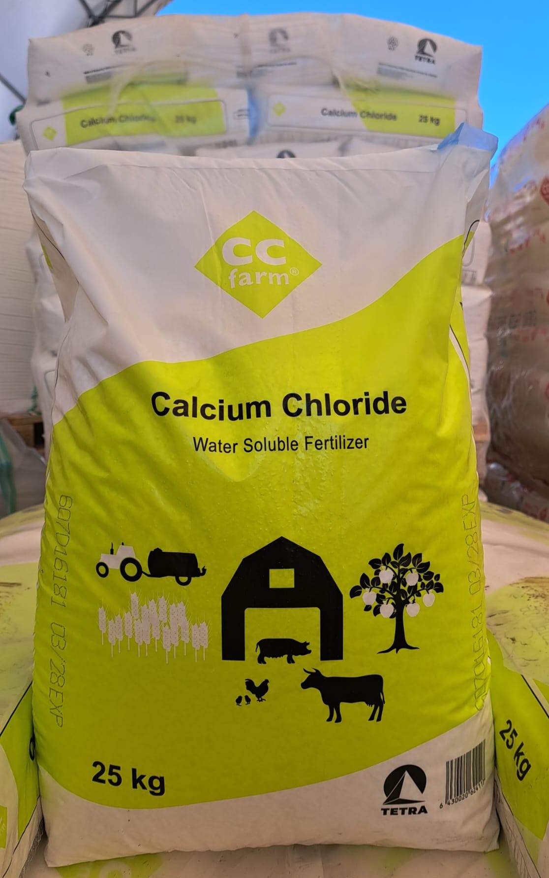 Chlorek wapnia rolniczy TETRA worek 25 kg