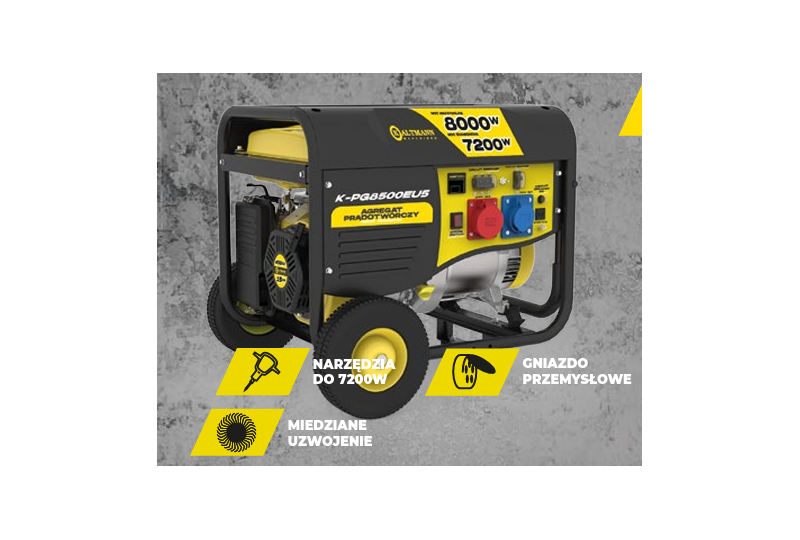 Agregat/generator prądotwórczy 8000W Kaltmann K-PG8500 EUR5