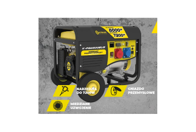 Agregat/generator prądotwórczy 8000W Kaltmann K-PG8500 EUR5