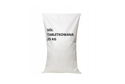 Tabletki solne Sol One w opakowaniach 25 kg, półpaleta 250 kg