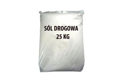 Sól drogowa z antyzbrylaczem w workach 25 kg, półpaleta 500 kg