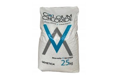 Chlorek wapnia w workach 25 kg, paleta 1000 kg, Qemetica